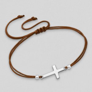 Narukvica srebro križ