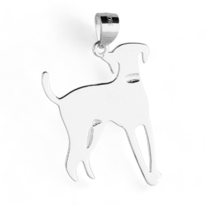 Srebrni privjesak pas