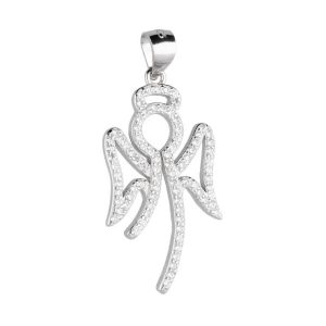 Srebrni privjesak anđeo