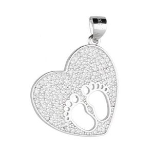 Srebrni privjesak srce