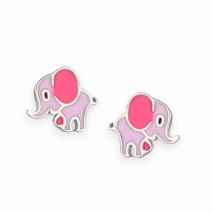 Srebrne naušnice slonići