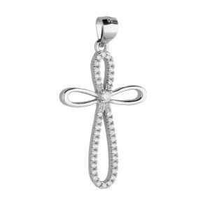 Srebrni privjesak križ