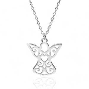 Srebrna ogrlica anđeo