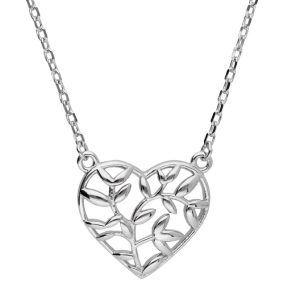 Srebrna ogrlica srce