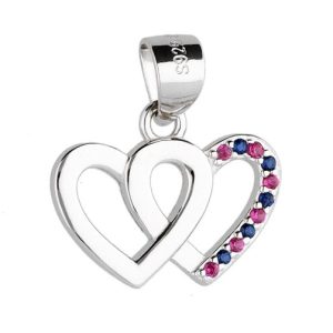 Srebrni privjesak srca