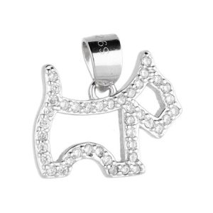 Srebrni privjesak pas