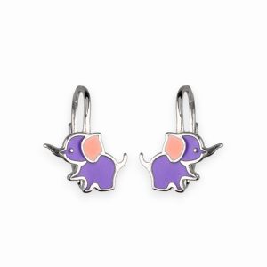 Srebrne naušnice slonići