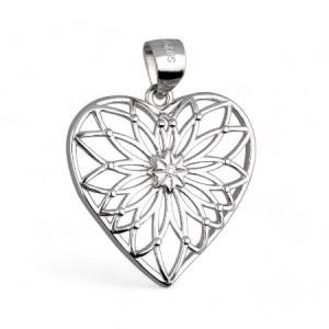 Srebrni privjesak srce