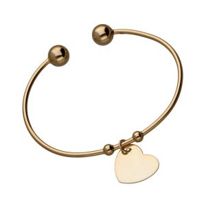 Srebrna narukvica srce