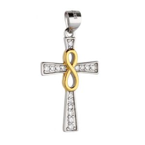 Srebrni privjesak križ