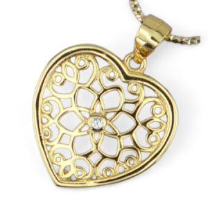 Srebrni privjesak srce