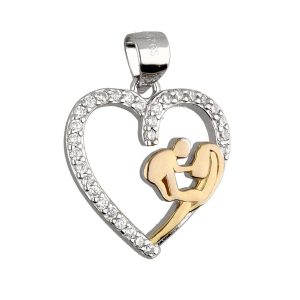 Srebrni privjesak srce