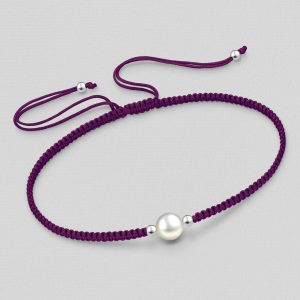 Narukvica srebro i biser