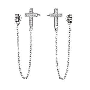 Srebrne naušnice križići