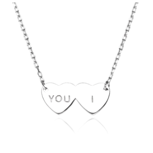 Srebrna ogrlica srce