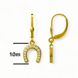 Srebrne naušnice potkova