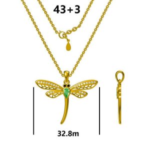 Srebrna ogrlica vretence