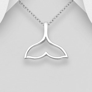 Srebrni privjesak kitov rep