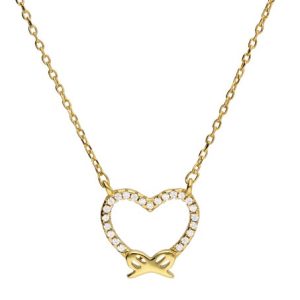 Srebrna ogrlica srce