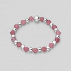 Prsten pink turmalin
