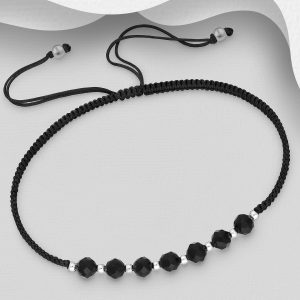 Narukvica srebro spinel