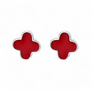 Srebrne naušnice djetelina