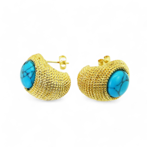 Naušnice od pozlaćenog čelika