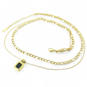 Ogrlica od pozlaćenog čelika