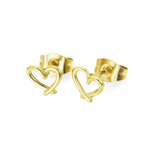 Naušnice od pozlaćenog čelika