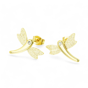 Naušnice od pozlaćenog čelika