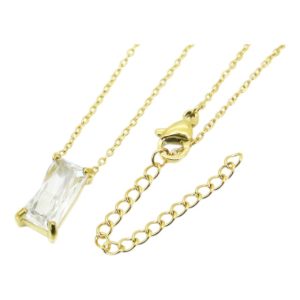 Ogrlica od pozlaćenog čelika