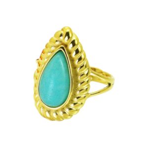 Prsten od pozlaćenog čelika