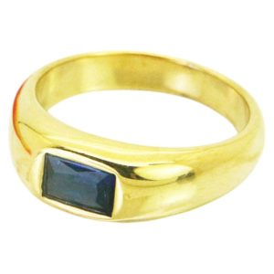 Prsten od pozlaćenog čelika