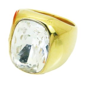 Prsten od pozlaćenog čelika