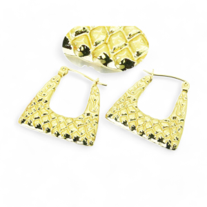 Naušnice od pozlaćenog čelika