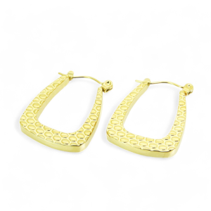 Naušnice od pozlaćenog čelika