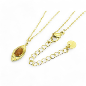 Ogrlica od pozlaćenog čelika