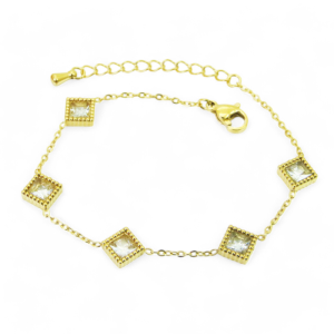 Narukvica od pozlaćenog čelika