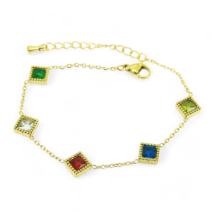 Narukvica od pozlaćenog čelika