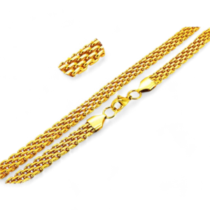 Ogrlica od pozlaćenog čelika