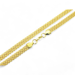 Ogrlica od pozlaćenog čelika