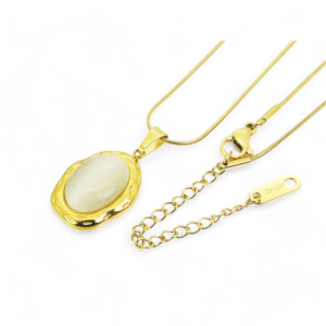 Ogrlica od pozlaćenog čelika