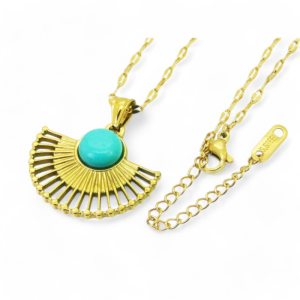 Ogrlica od pozlaćenog čelika