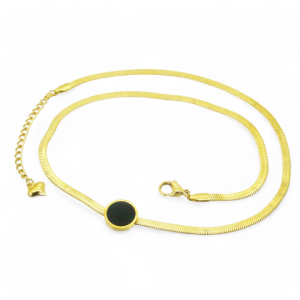 Ogrlica od pozlaćenog čelika