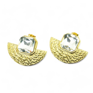 Naušnice od pozlaćenog čelika