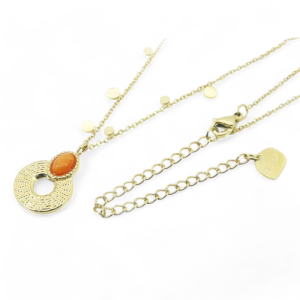 Ogrlica od pozlaćenog čelika