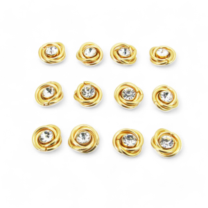 Naušnice od pozlaćenog čelika