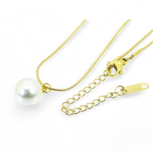 Ogrlica od pozlaćenog čelika