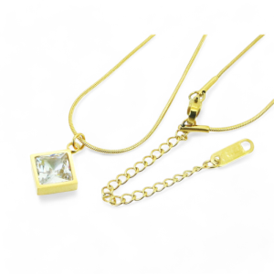 Ogrlica od pozlaćenog čelika