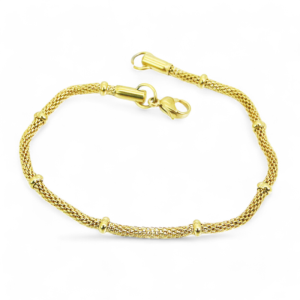 Narukvica od pozlaćenog čelika